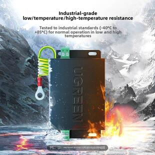 Greenlink网络防雷装置二合一电源防雷信号模块室外Rj45监控10Kv