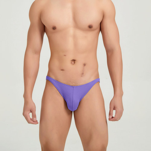 【lulu同款面料】Oengus粉色紫色白色红色男比基尼三角裤性感运动