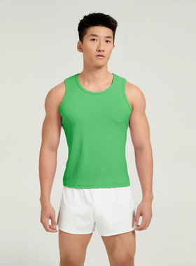 【新品】Oengus男士运动背心罗纹背心时尚性感透气舒适吸水