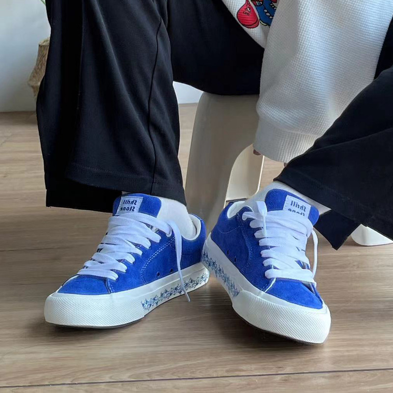尖石Shrill Stone国潮青花瓷低帮男女小众街头减震耐磨专业滑板鞋,运动鞋new,板鞋,淘宝优惠券,粉丝福利购,淘宝优惠卷