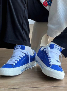 尖石Shrill Stone国潮青花瓷低帮男女小众街头减震耐磨专业滑板鞋