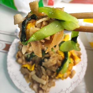 湖北新鲜湿豆丝纯手工豆皮绿豆丝湿豆饼绿豆皮子武汉炒豆丝3斤