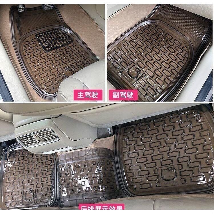 汽车脚垫通用易清洗塑料透明软胶地垫丰田凯美瑞亚洲龙威兰达荣放