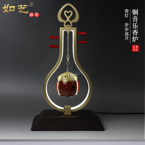 纯铜音乐香炉日常送礼