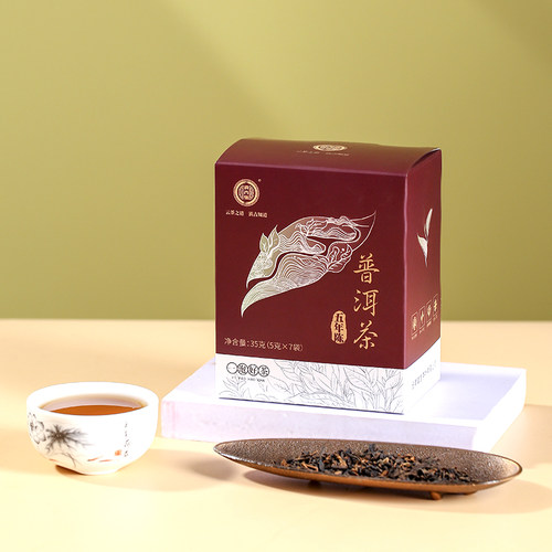 五年陈勐海普洱熟茶7袋装