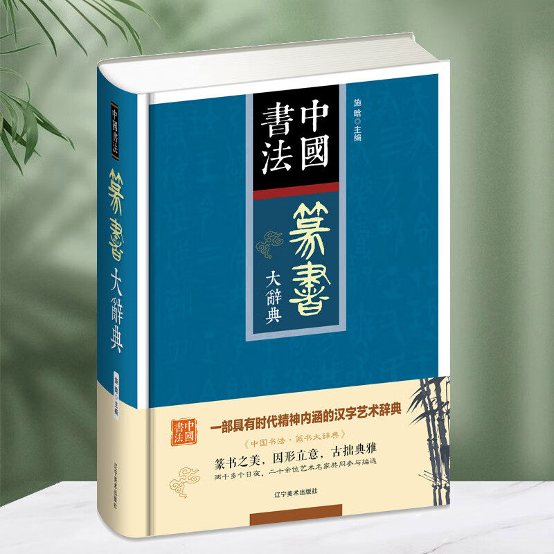 中国书法篆书大辞典 拼音笔画部首检索 收录殷商甲骨文至民国书法家简体旁注 篆书书法字典书法爱好者入门常备书法工具书系列