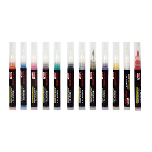 Filolang费洛朗软头补漆笔防水不掉色记号笔金属五金皮革纤维面料补色笔油性马克笔玻璃陶瓷涂鸦专用油漆笔