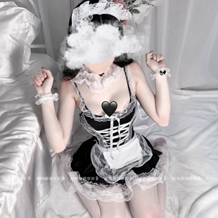 纯欲女仆日系cos可爱学生女装大佬连衣裙萝莉塔女佣套装二次元服