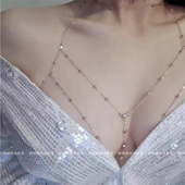 身体链胸链全身性感比基尼bikini立体后背链露背装 配饰body chain