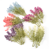 仿真薰衣草 假花泡沫花DIY手工花环材料家居客厅配饰婚庆花墙装 饰