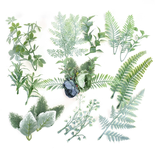 婚庆花墙装饰胸花手腕花配件叶子