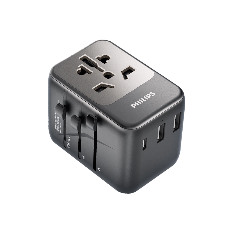 飞利浦全球通用转换插头USB*3