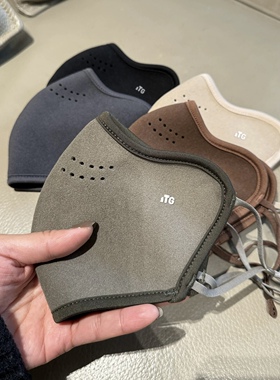 秋冬澳绒保暖口罩2025新款3D立体女高颜值防寒加厚防冻脸面罩透气