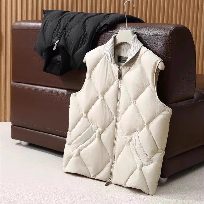 绅蓝Senuriel轻x奢男装轻奢秋冬U季男士白鸭绒防风加厚保暖羽绒马