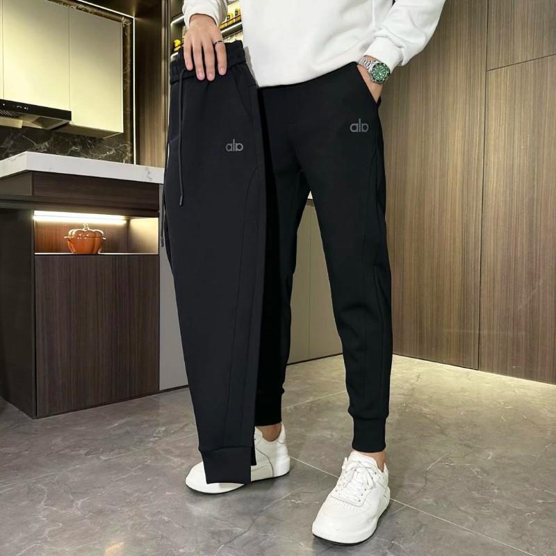 瑞格轻奢男装秋季男士针织休闲裤卫裤时尚百n搭修身显瘦小脚裤运