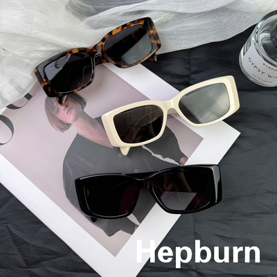 法式hepban优雅墨镜女 高端板材 防紫外线UV400 可配近视太阳眼镜