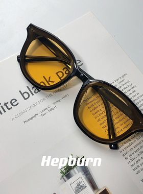 防紫外线UV400椭圆墨镜