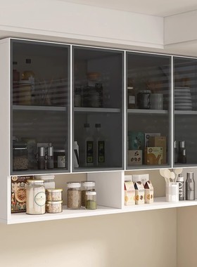 铝合金吊柜墙壁柜厨房挂墙式置物柜阳台卫生间浴室壁橱收纳储物柜