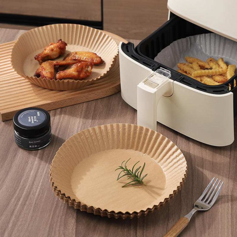 空气炸锅吸油纸 食品级材质硅油纸盘