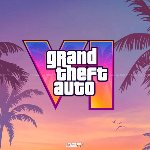 GTA6侠盗猎车手标志R星反光车贴