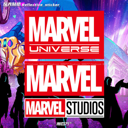 漫威MARVEL汽车反光贴纸