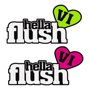 汽车贴纸潮流低趴改装hella flush风格电动摩托机车装饰反光贴花