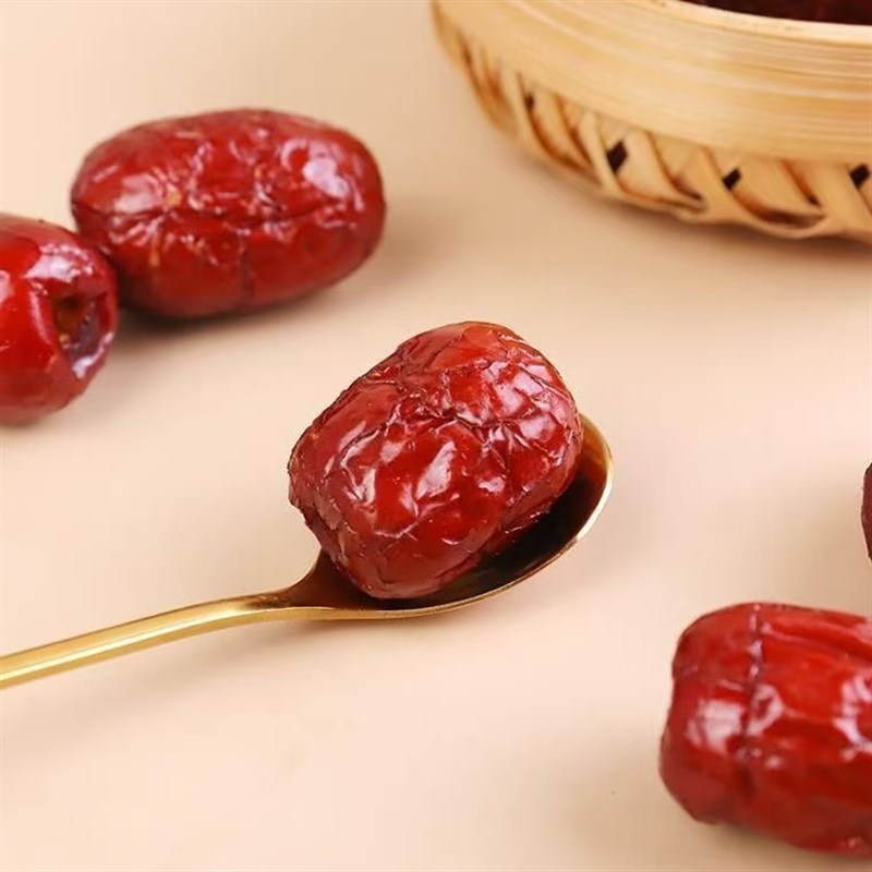 芮小苒香酥脆枣80克*7袋无核y嘎嘣脆灰脆枣干红枣休闲网红零食整