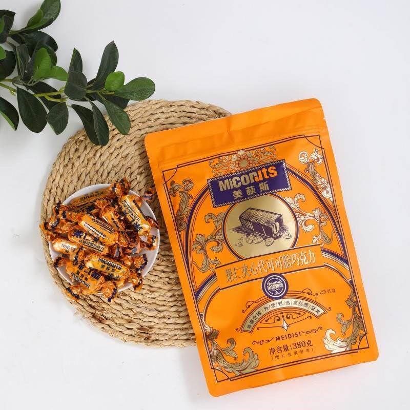 美荻斯爆款单品果仁夹心代可可脂巧克力单独小包.装女士零食