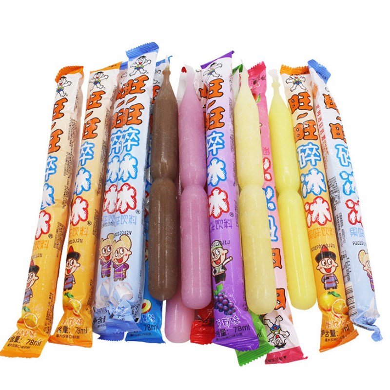 新日期包邮旺旺碎冰冰78ml*20支碎碎冰棒棒冰Y多口味商超款