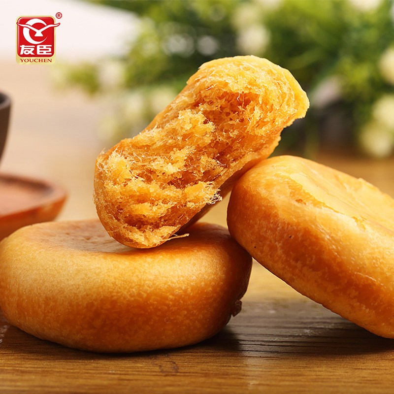 友臣肉松饼500g整箱u正宗传统糕点零食早餐食品正品工厂