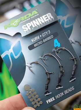 Korda Spinner Hook Sections   半成品罗尼钓组欧鲤钓反底