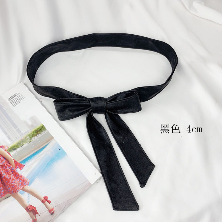 百搭配皮衣的腰带专用皮带女式配皮草的腰封水貂大衣风衣装饰柔软