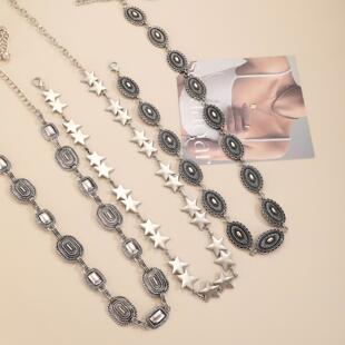 2026新款腰链配毛衣高级感星星女配饰牛仔裤短裙子腰带装饰连衣裙