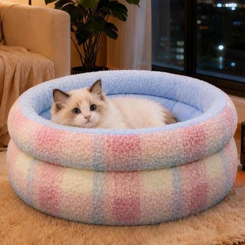 可爱多巴胺舒适靠背猫咪更爱
