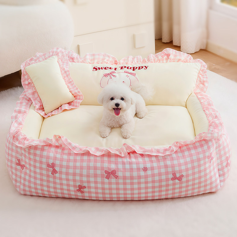 宠物沙发狗窝冬天保暖可拆洗小型犬比熊睡觉狗床垫子猫窝四季通用,宠物/宠物食品及用品,狗窝/屋/帐篷/沙发,淘宝优惠券,粉丝福利购,淘宝优惠卷
