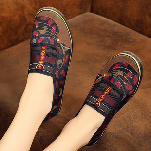 26秋老北京布鞋女中老年妈妈鞋防滑软底橡平底田地劳作鞋浅口单鞋