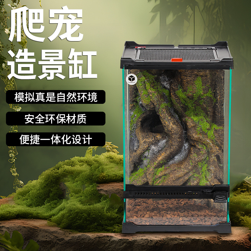 睫角树蛙专用缸超真苔藓S级品质