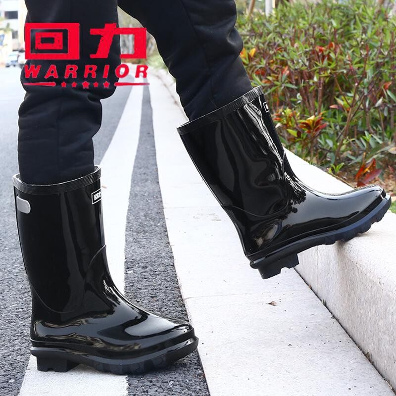 回力雨鞋男士加厚雨靴防水中高筒夏季短筒套鞋胶鞋防滑耐磨水鞋男