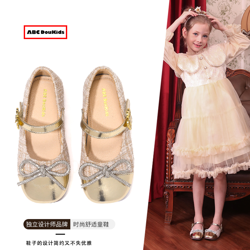 儿童洋气公主鞋单鞋防滑软底