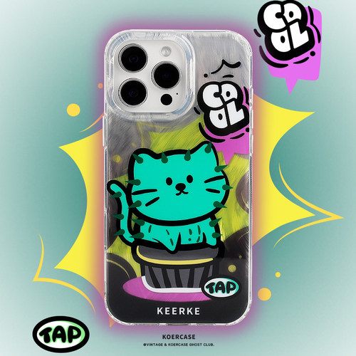 KOERCASE长在仙人掌猫咪手机壳