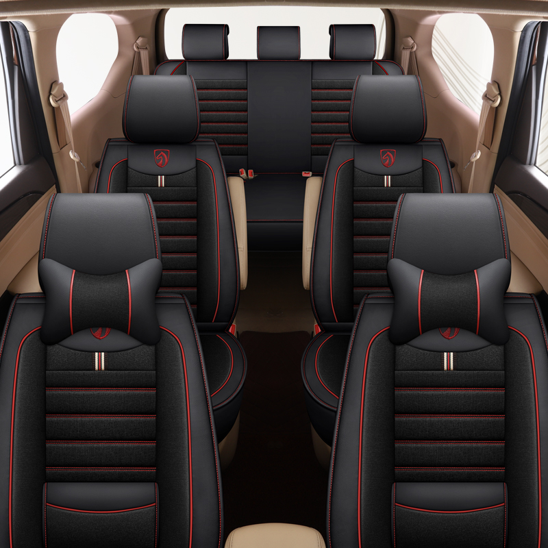 16/17/18款宝骏730座套1.5T全包围宝骏360 530 510四季通用棉麻布