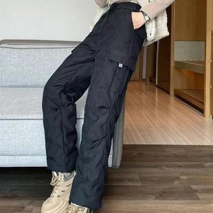 零下40度防寒哈尔滨东北棉裤 工装 2025年新款 女外穿冬季 子潮 羽绒裤