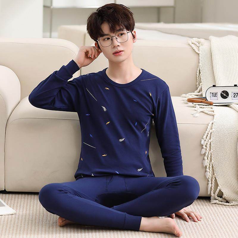 青少年学生圆领秋衣卫生裤套装男士纯棉发热衣薄款印花打底衫内搭,女士内衣/男士内衣/家居服,保暖套装,淘宝优惠券,粉丝福利购,淘宝优惠卷