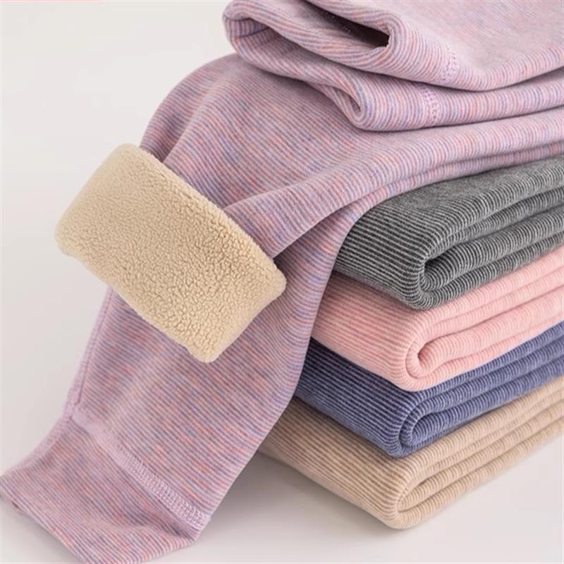 儿童秋裤保暖裤男童女童校服神器棉裤内穿2025新款冬季德绒一体绒