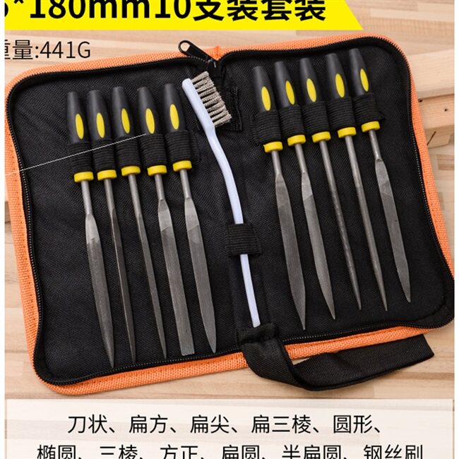u配钥匙专用工具什锦锉刀套装10件套手工木头迷你小号家用模具三