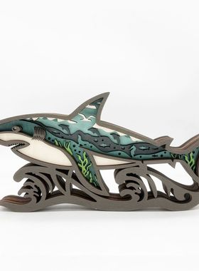 handsome北美海洋鲨鱼创意礼物