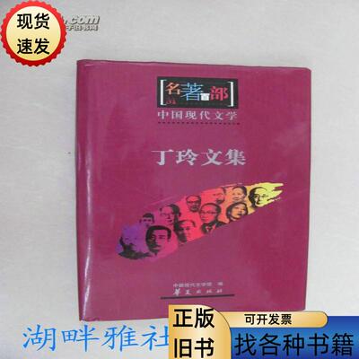 中国现代文学名著百部：丁玲文集 中国现代文学馆 华夏出版社 200