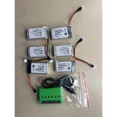 适用於小鸟飞飞F120锂电池3.7v 950mAh桨叶马达配件飞100配件