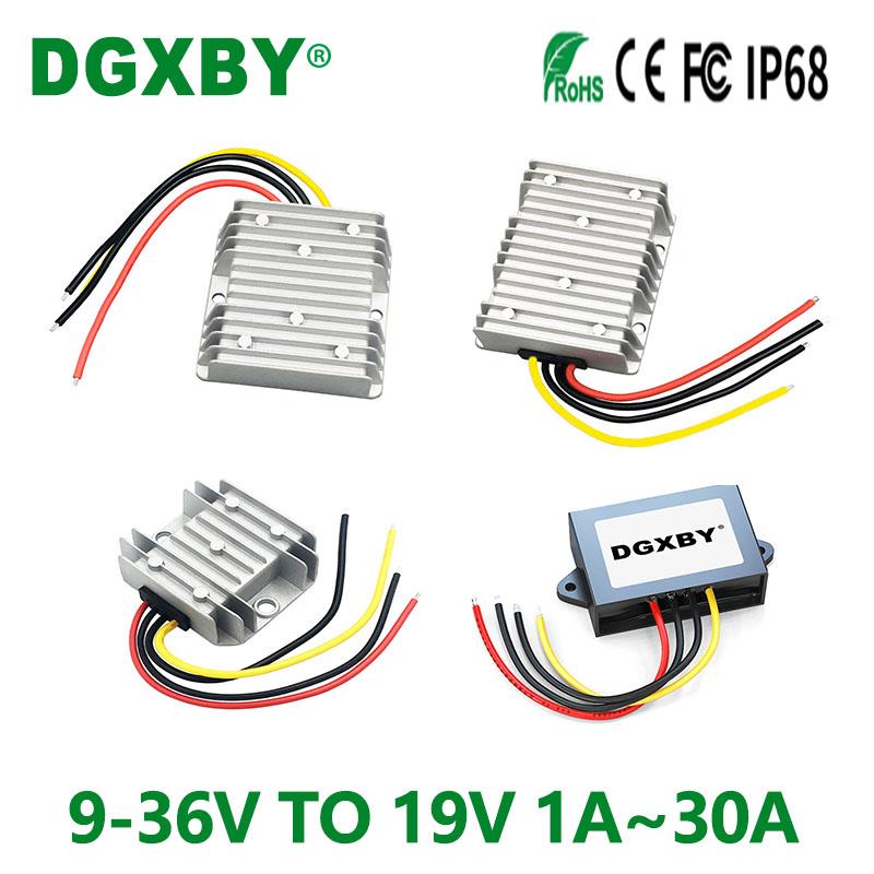 适用9-36V转19V1A~30A直流稳压转换器12V24V变19V笔记本电脑电源