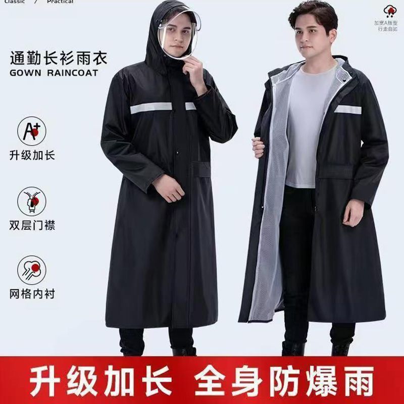 男士连体防暴雨加厚耐磨雨衣